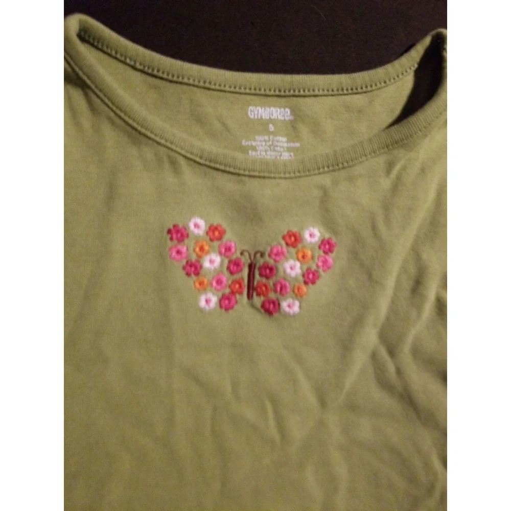 Gymboree‎ butterfly girl top 5 skort 4